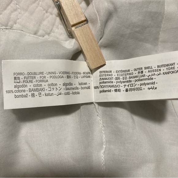 Zara NWOT Silver Foil Crop Top with Adjustable Straps - Picture 6 of 7